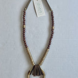 WYNONNA TAN FRINGE NECKLACE
