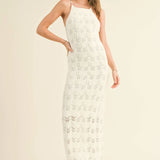CROCHET KNITTED LONG DRESS