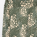 SATIN LSLV DBL POCKET PRINT TOP
