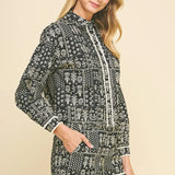 PRINT BUTTON DOWN AND SHORT SET