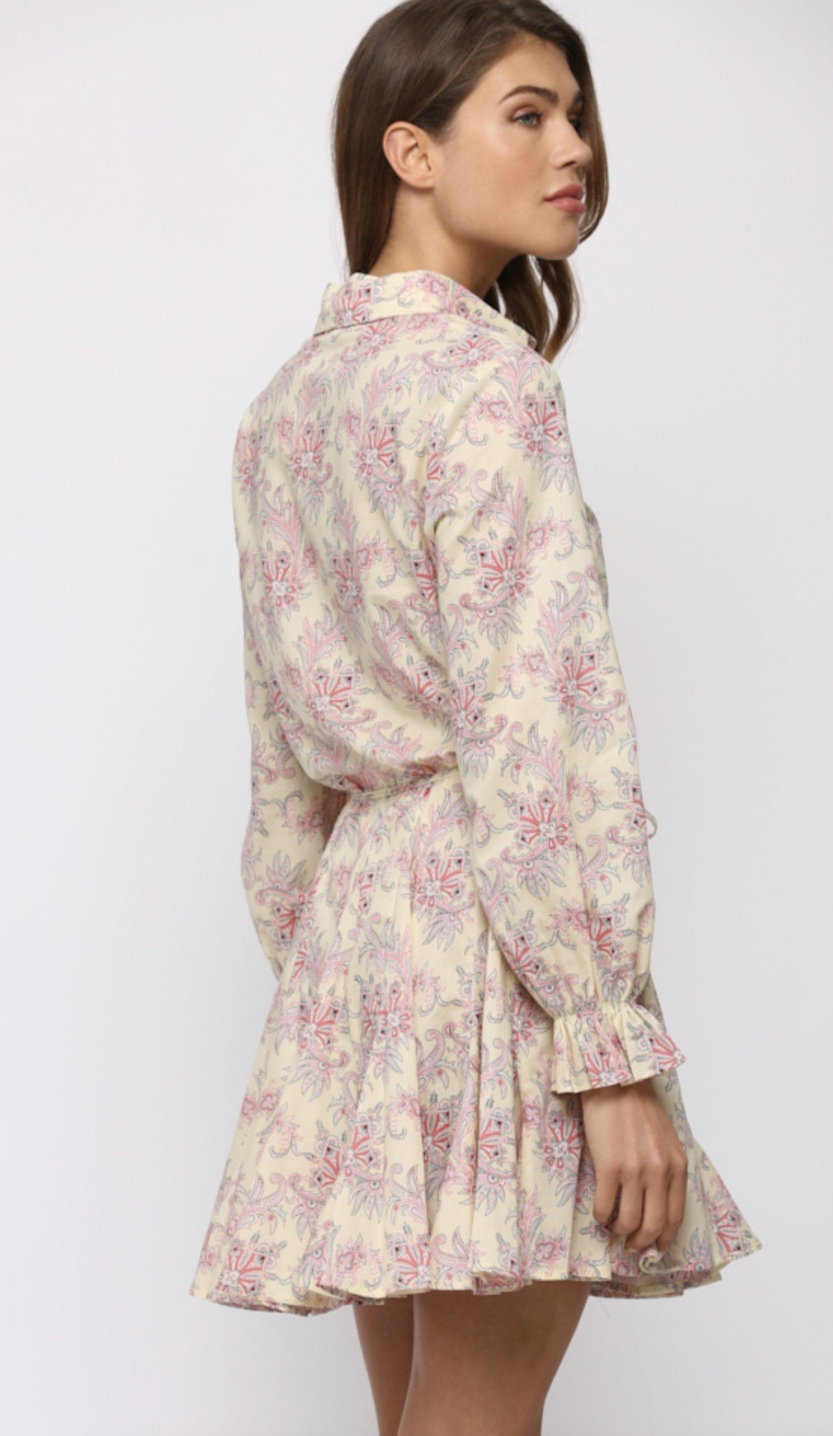 FLARE SKIRT SHIRT DRESS