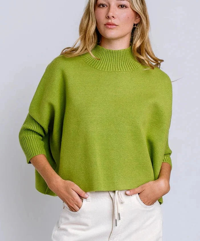 AJA Mock Neck Sweater