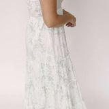 IVY SMOCKED & TIERED MAXI DRESS