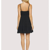 SPAGHETTI STRAP COTTON MINI DRESS