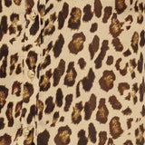 Silky Leopard Button Down Blouse