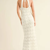 CROCHET KNITTED LONG DRESS