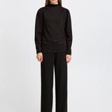 LSLV KNIT MOCK NECK TOP