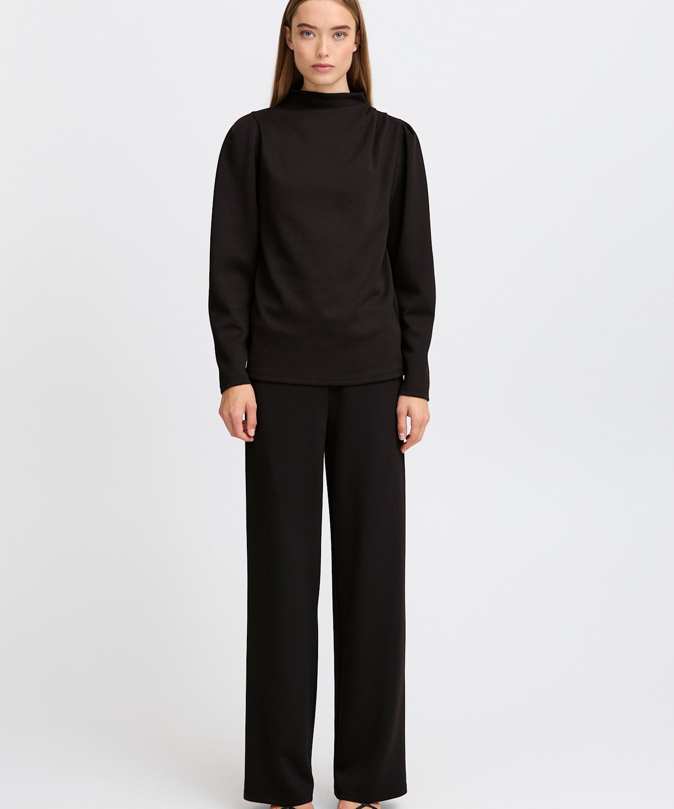 LSLV KNIT MOCK NECK TOP