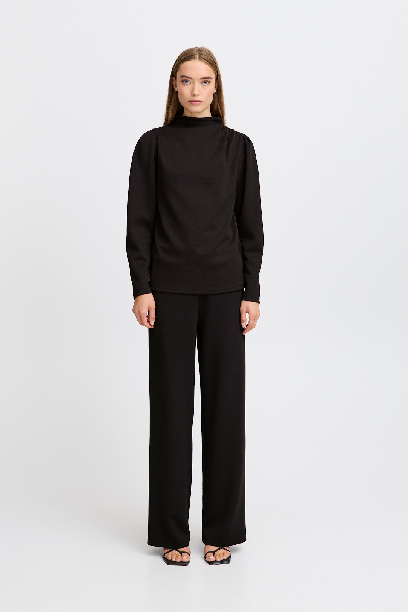 LSLV KNIT MOCK NECK TOP