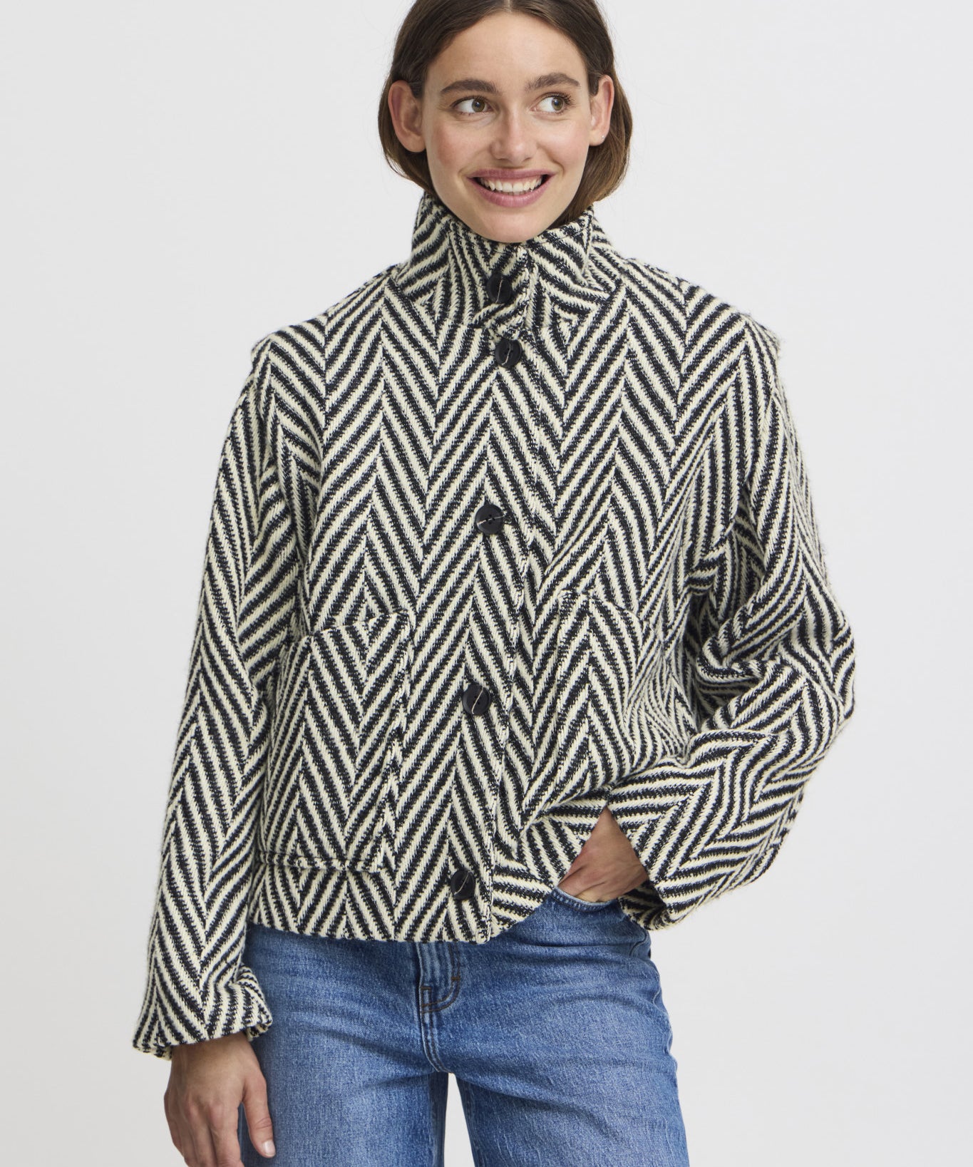 TAYLOR HERRINGBONE JACKET