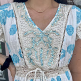 PEARL DETAIL MAXI DRESS