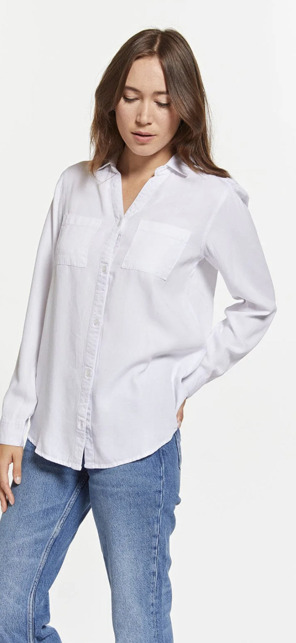 GINGER DBL POCKET LSLV SHIRT