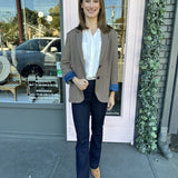 NOELIE HOUNDSTOOTH BLAZER