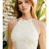 CROCHET SUMMER MIDI DRESS