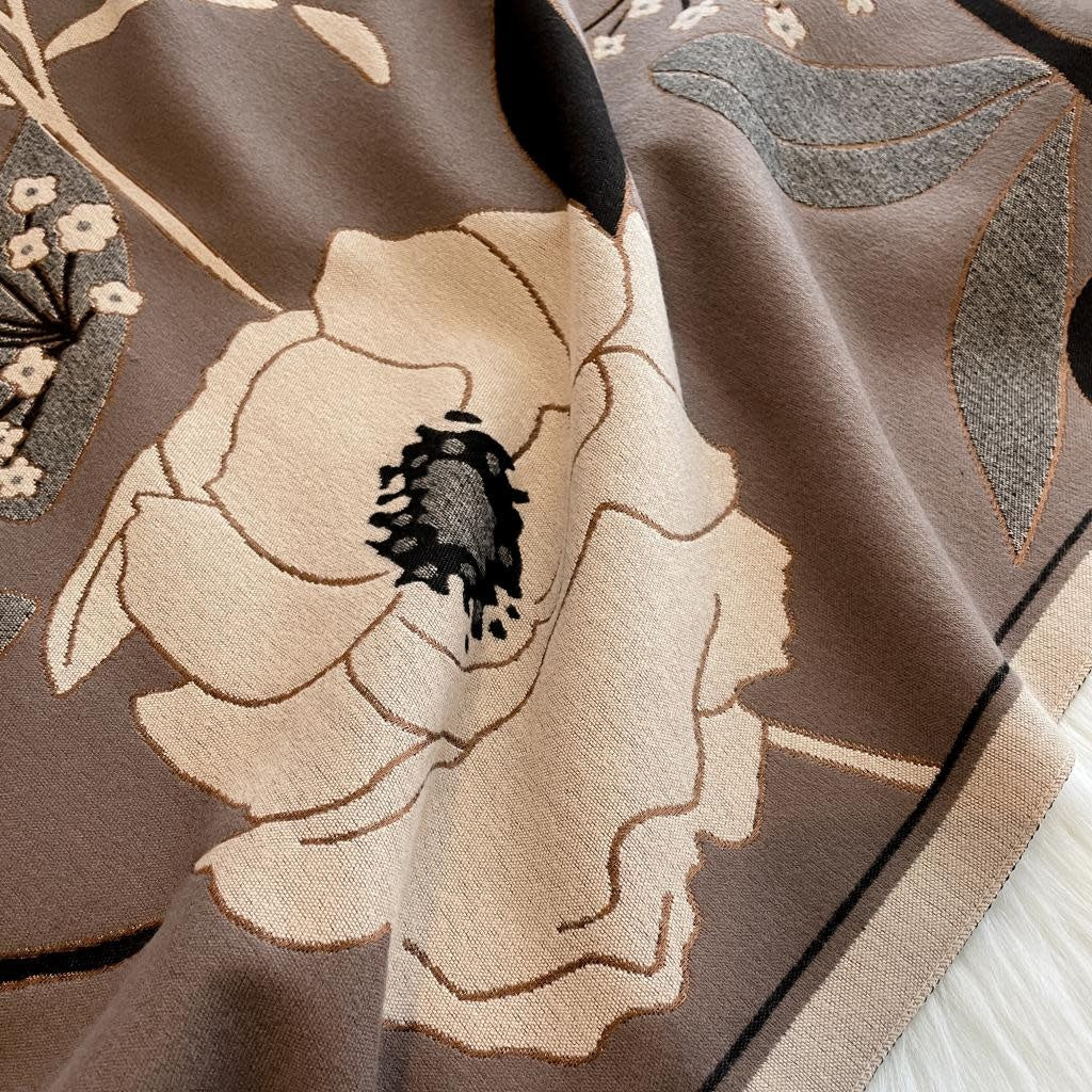 REVERSIBLE WRAP GREY/BLACK GARDEN