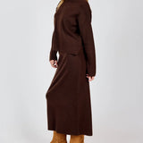 THE CATHERINE KNIT MIDI SKIRT
