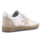 LEATHER AND SUEDE SNEAKERS