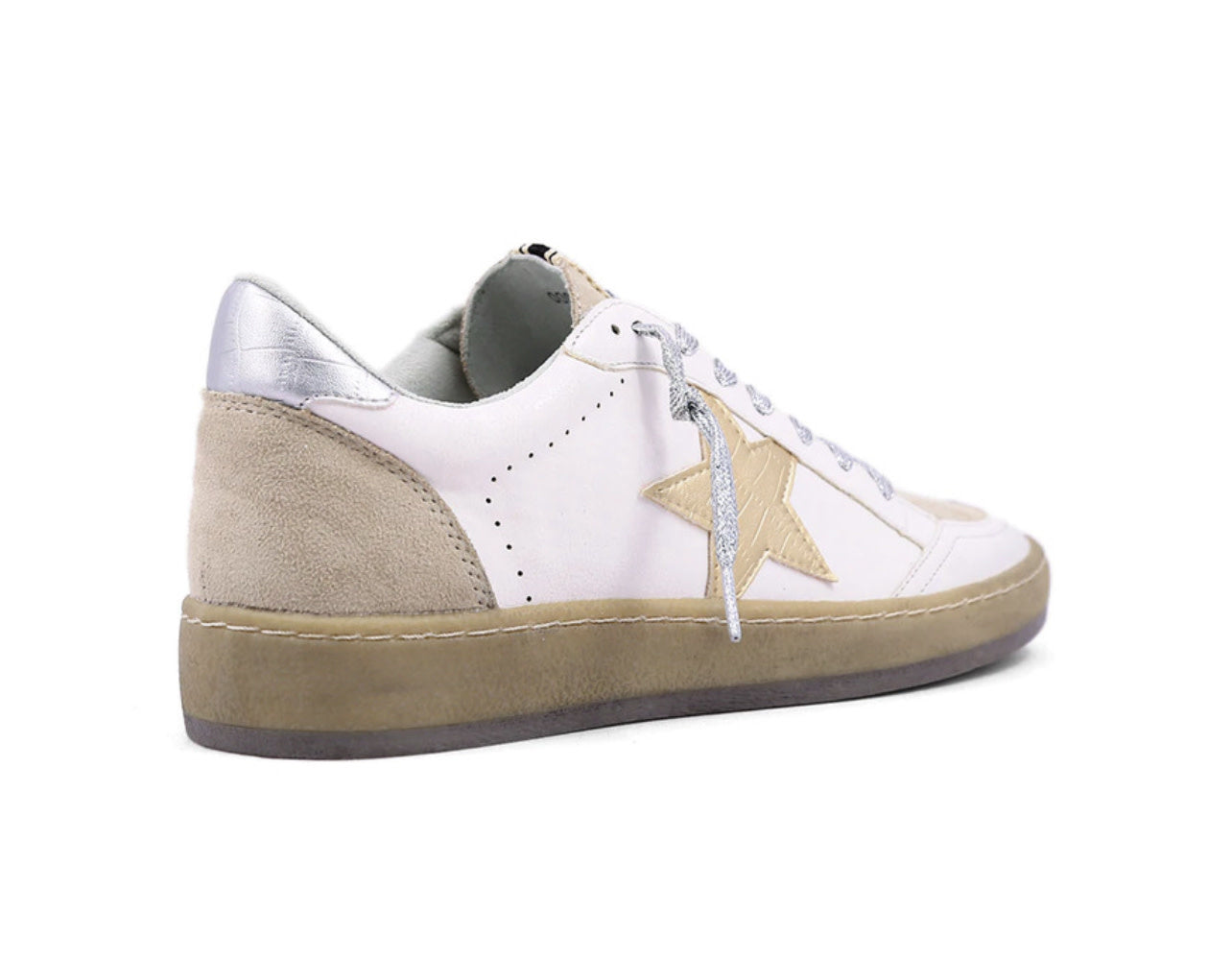 LEATHER AND SUEDE SNEAKERS