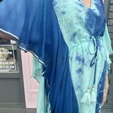 CAMILLE EYELET CAFTAN DRESS