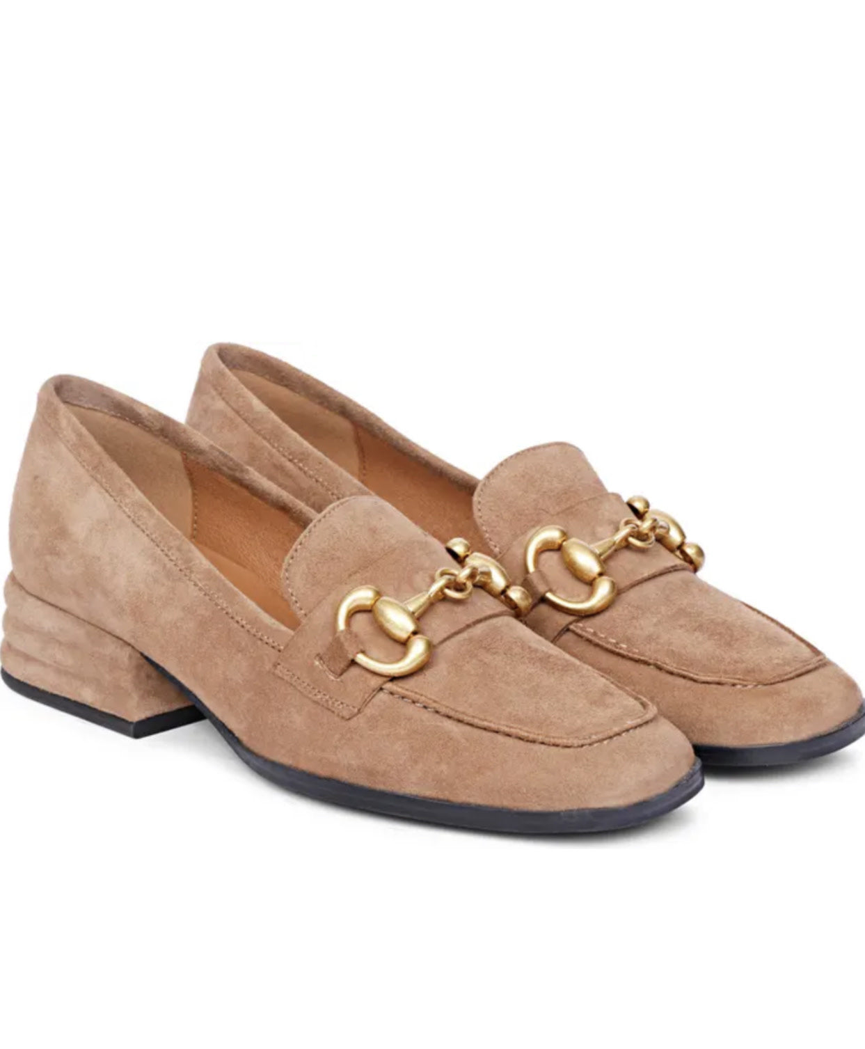 SUEDE LOAFER PUMP