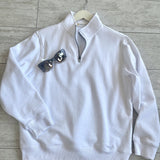 QUARTER ZIP SPRING SWEATSHIRT
