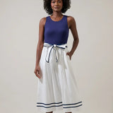 GIANA COLOR BLOCK MIDI DRESS