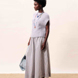 SELENA STRIPE MAXI SKIRT