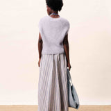 SELENA STRIPE MAXI SKIRT