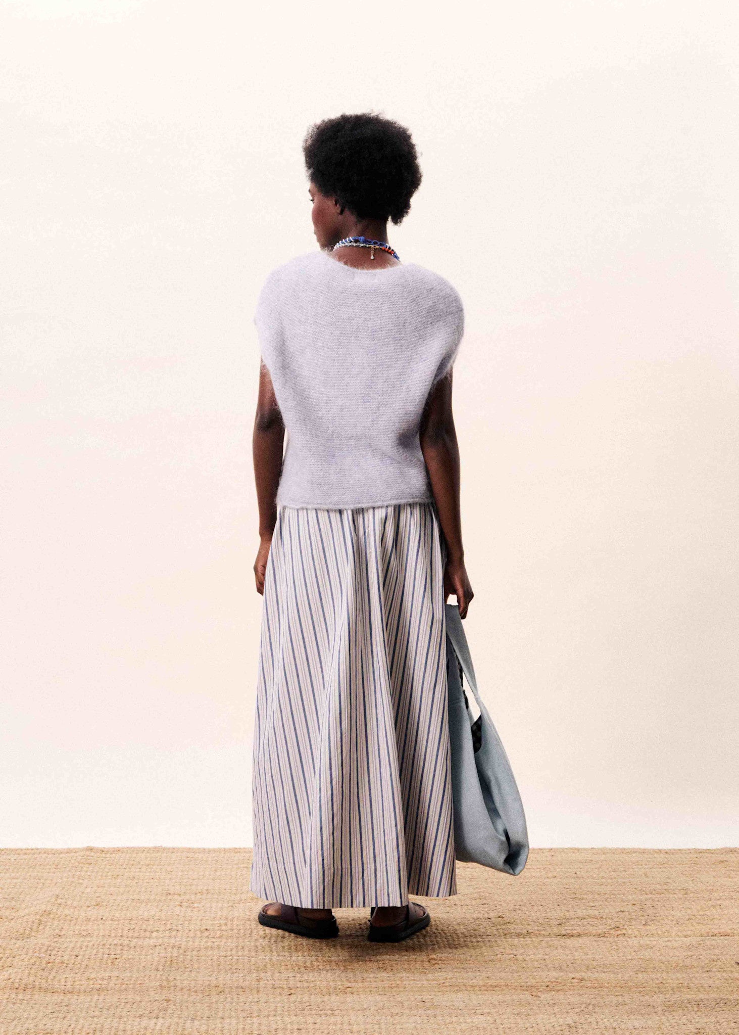 SELENA STRIPE MAXI SKIRT