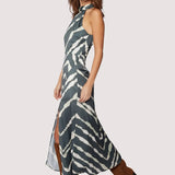 ELISA MAXI HALTER DRESS