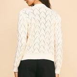 PEARL BUTTON DOWN KNIT CARDIGAN