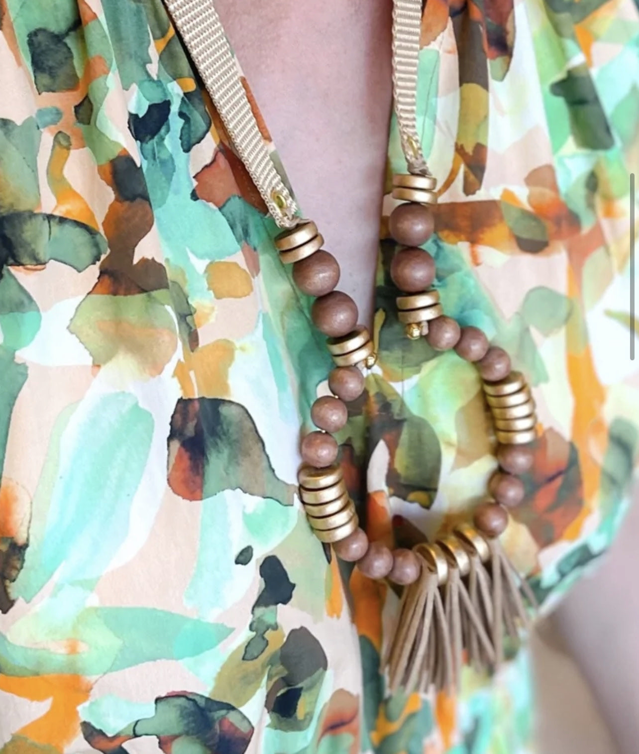 BRONTE NECKLACE CARAMEL