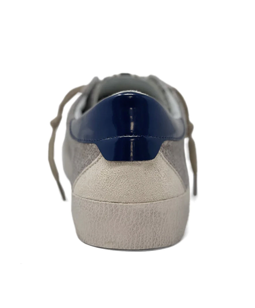 SUEDE AND SNAKE SNEAKER