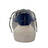 SUEDE AND SNAKE SNEAKER