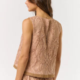 SLVLESS TEXTURED TOP