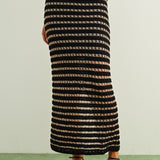 CROCHET KNIT STRAIGHT SKIRT