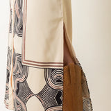 LSLV PRINT MAXI SHIRTDRESS