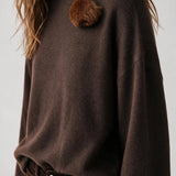 Pom Pom Knit Sweater