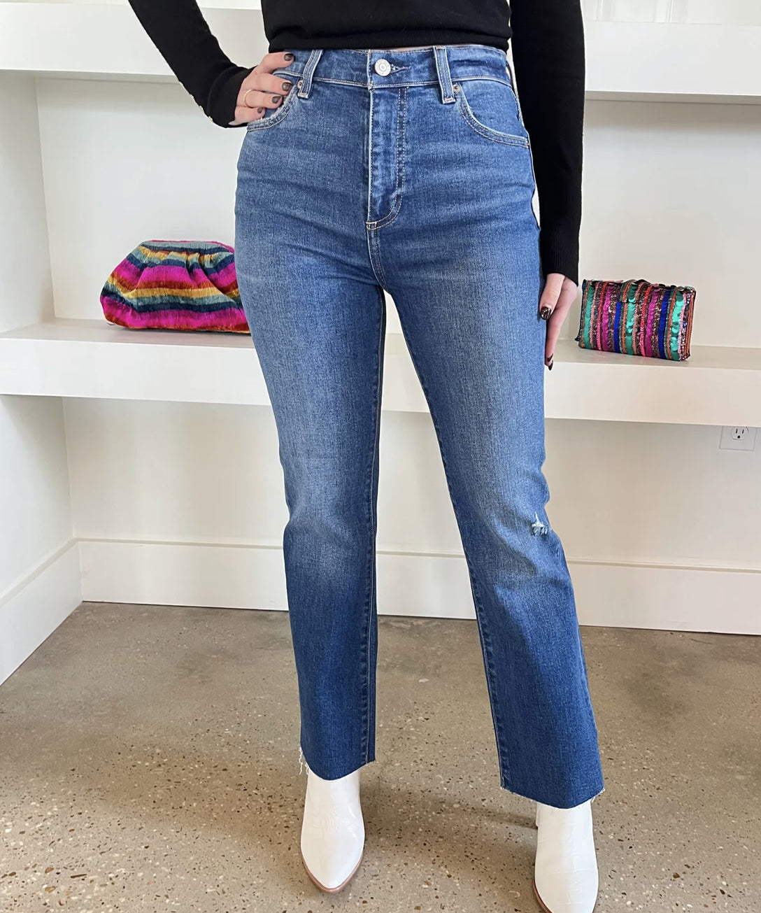 LENNON CROP BOOT JEAN