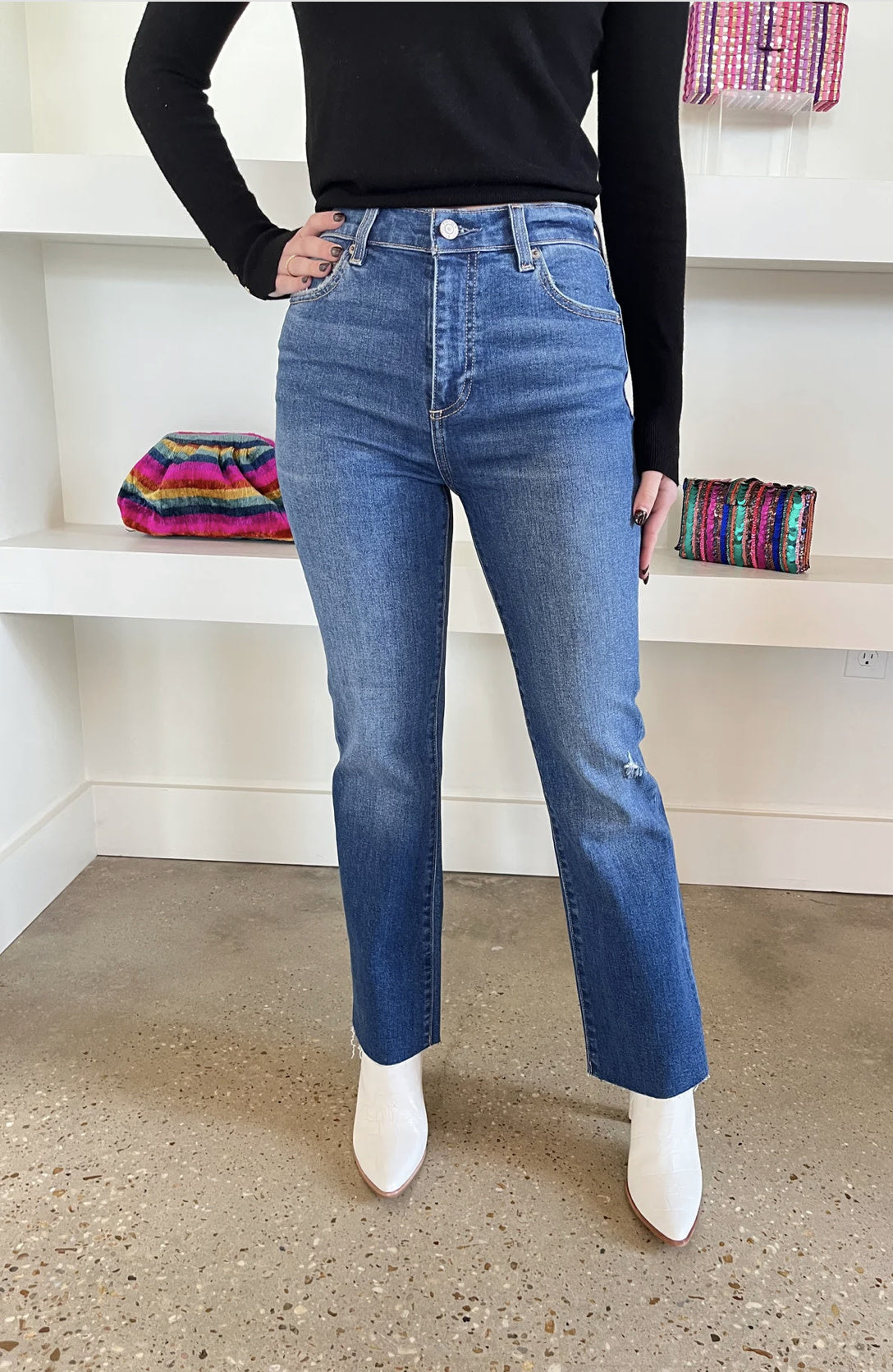 LENNON CROP BOOT JEAN