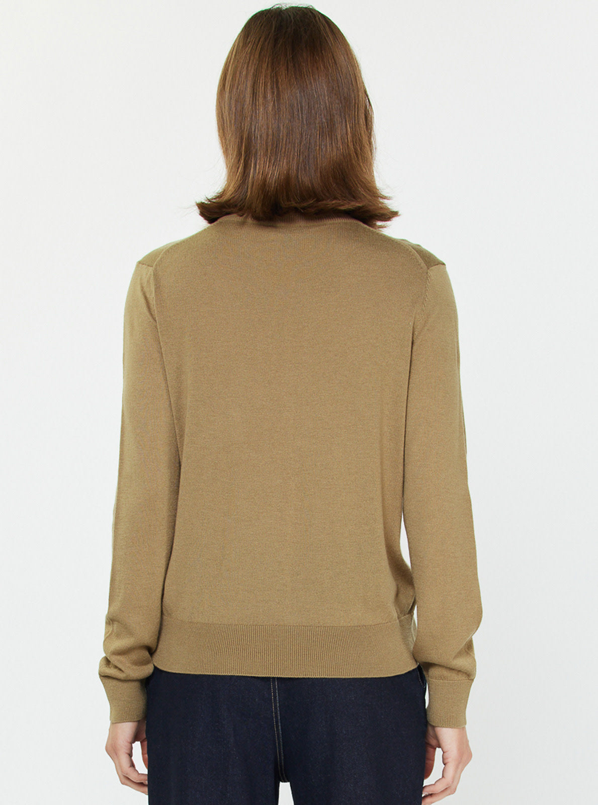 ROUND NECK PULLOVER SWEATER