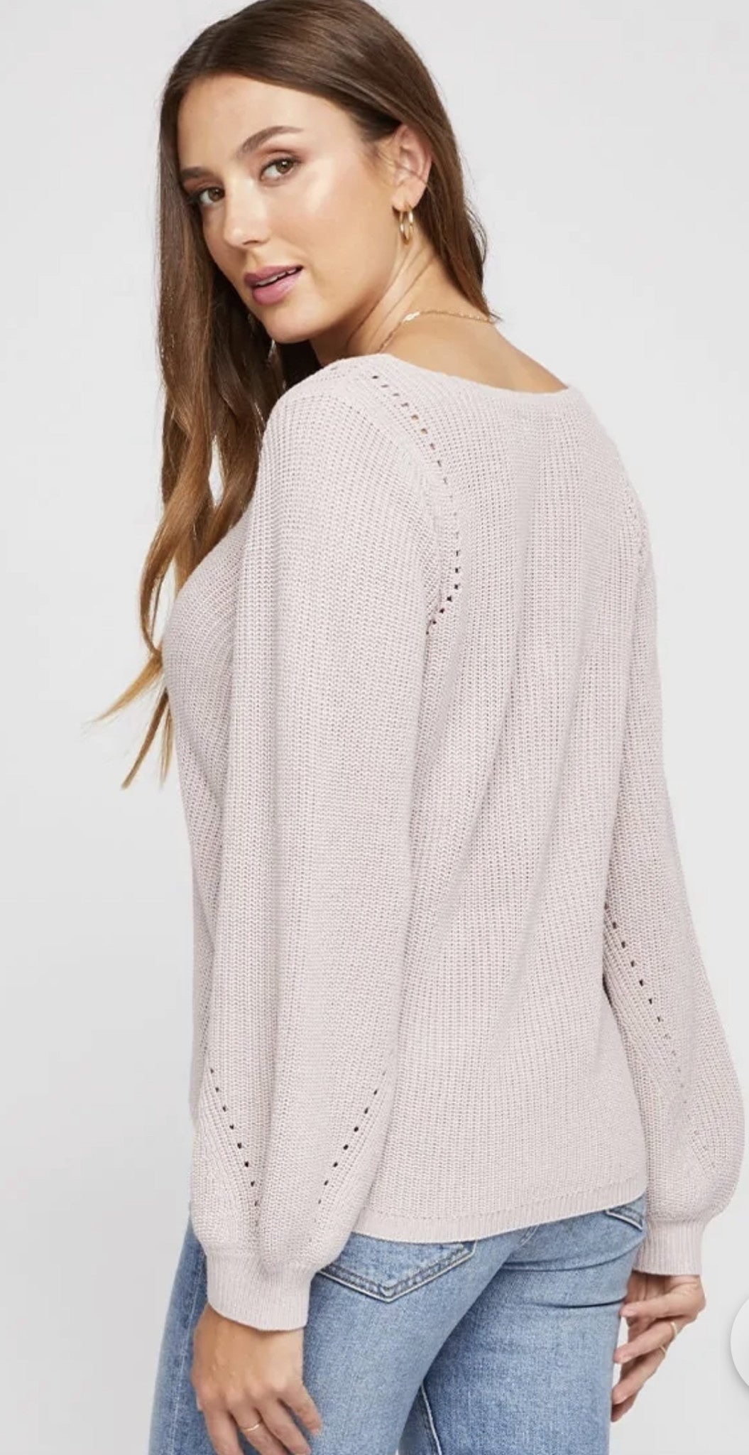 HAILEY V NECK SWEATER