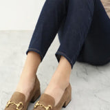 SUEDE LOAFER PUMP