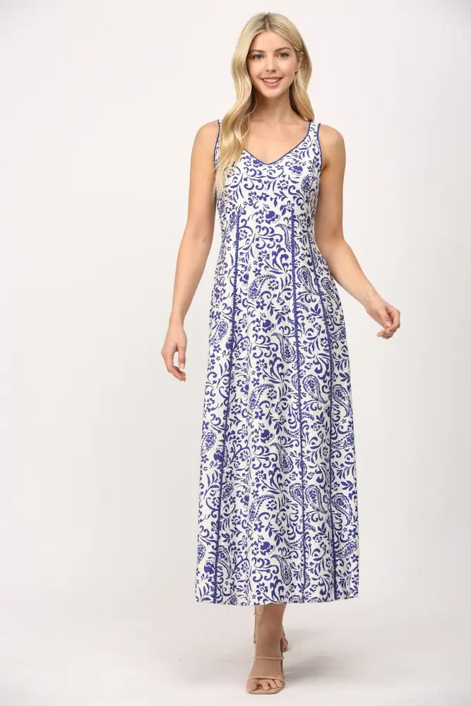 CLARISE EMPIRE MIDI DRESS