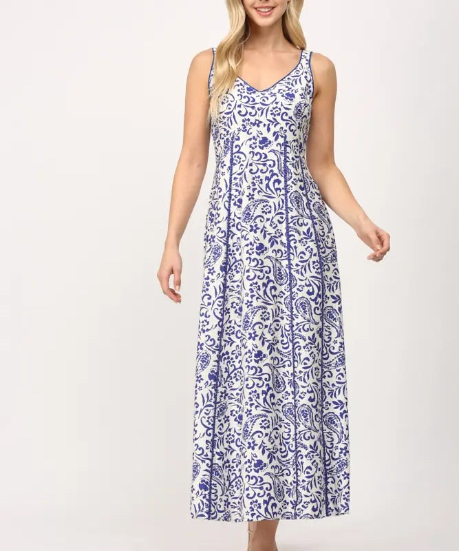 CLARISE EMPIRE MIDI DRESS