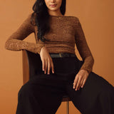 WOVEN LACE BODYSUIT