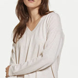 V NECK ATHLEISURE TOP