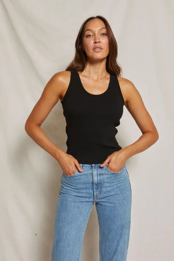 DEBBIE RIBBED TANK