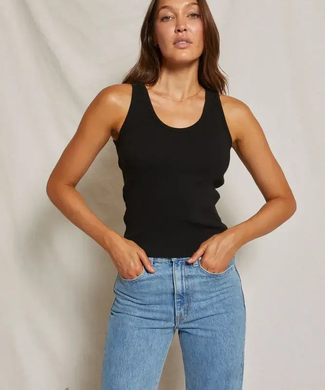DEBBIE RIBBED TANK