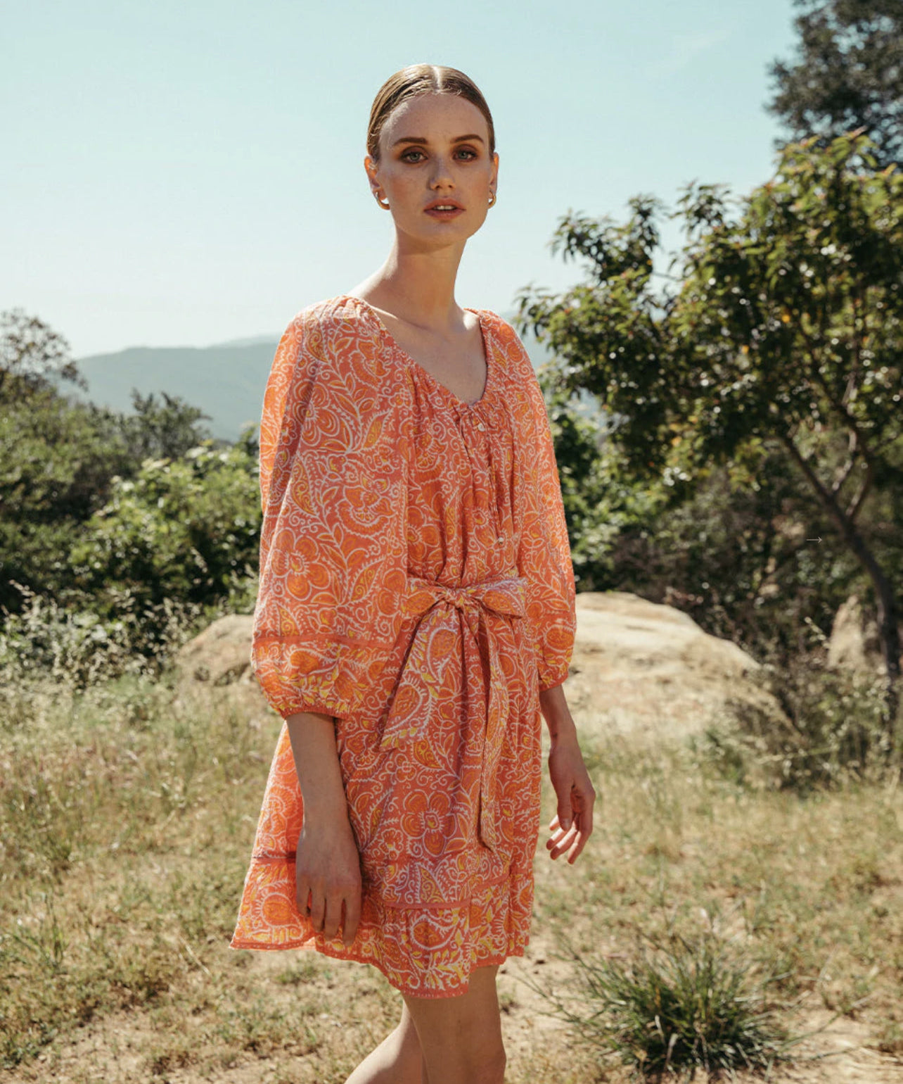 GRACE BLOSSOM MINI DRESS
